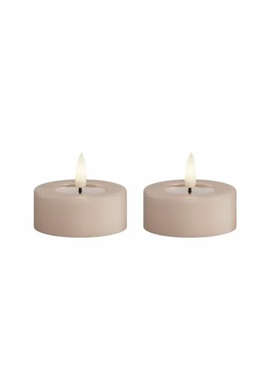 LED Värmeljus 6x4,5 Rose 2-p