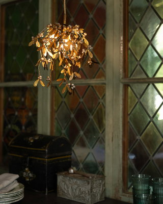 Mistel juldekoration lampa