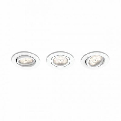 Recessed Spotlight 3-pack Vit