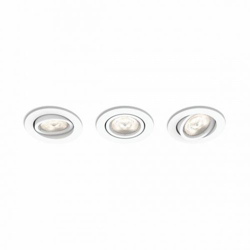 Recessed Spotlight 3-pack Vit