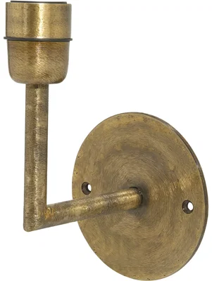 Base Vägglampa H22 Hamrad Guld