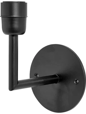 Base Vägglampa H22 Matt Svart