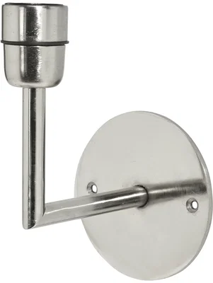 Base Vägglampa H22 Matt Krom