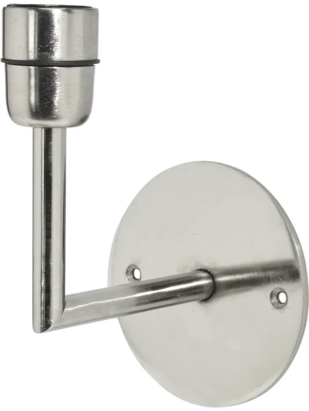 Base Vägglampa H22 Matt Krom