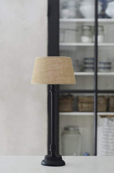 Lampskärm i naturfärgat jute
