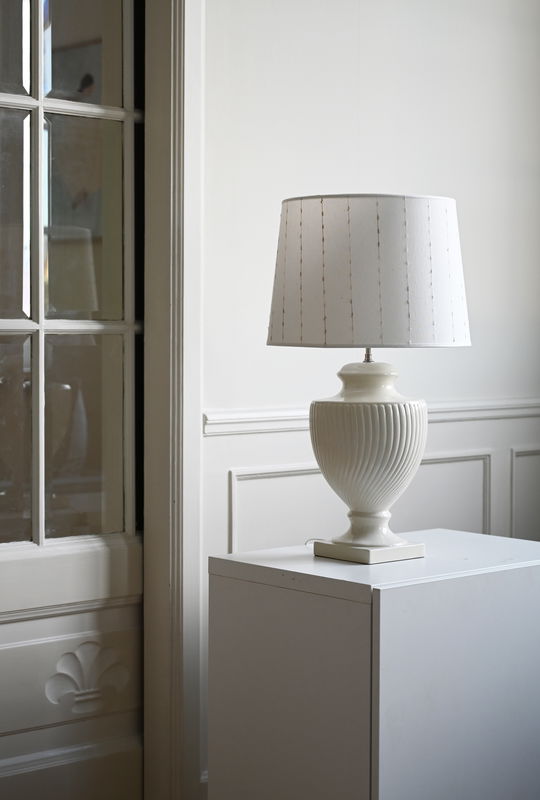 Barra Skärmar Rund Offwhite