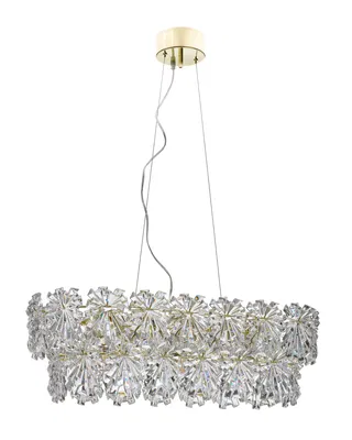 Lorraine Bar Taklampa 75cm Mässing/Klar