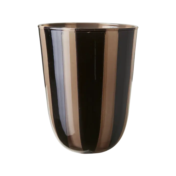 Circus Värmeljushållare Svart/Beige stl M