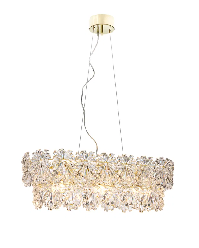 Lorraine Bar Taklampa 75cm Mässing/Klar