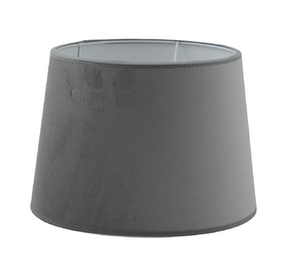 Velutto Sammet Skärmar Rund Silver