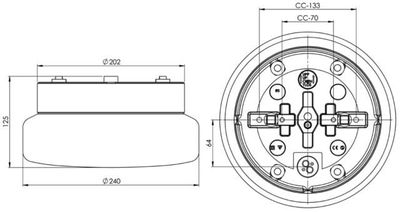 Classic Bastu Tak/Vägglampa IP44