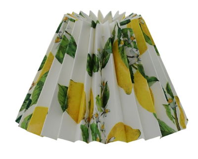 Lemon Garden Skärmar Plisserad