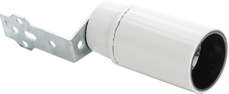 Lamphållare E214 Vinkel Slät Vit