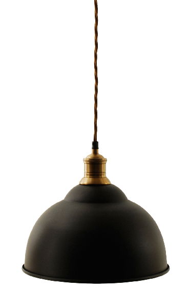 Rivoli Taklampa 28cm Antik Svart