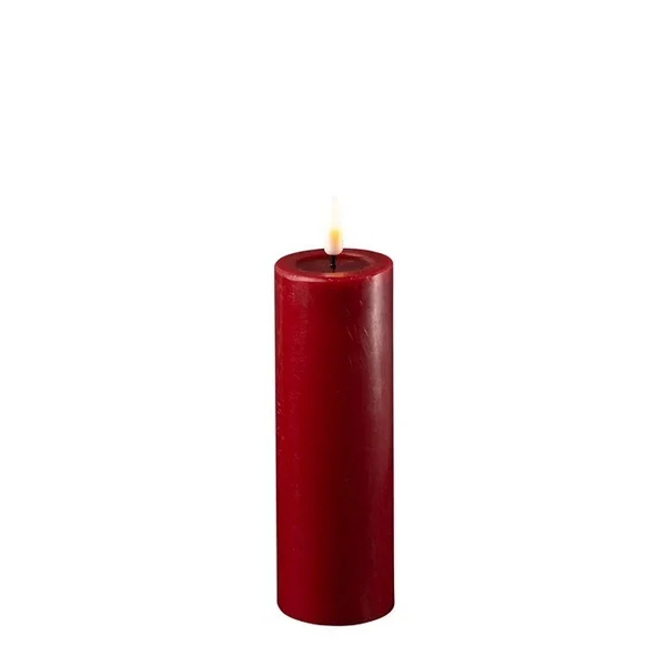 LED Blockljus 5x15 Bordeaux
