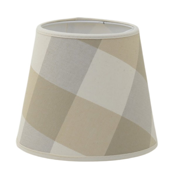 Squares Skärmar Sand - Rutiga lampskärmar