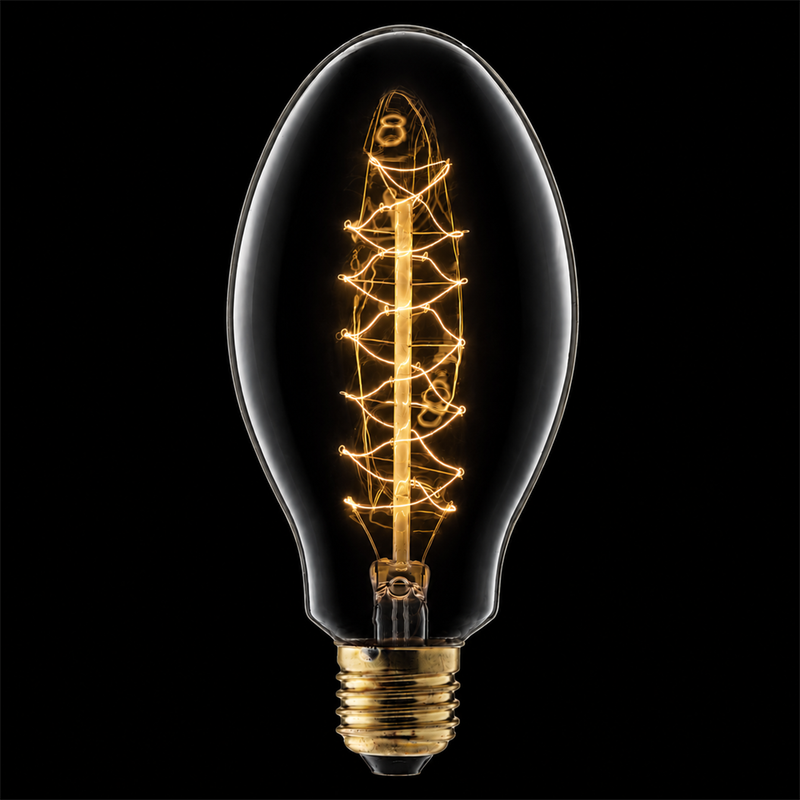 Lyktlampa Ellipsoid E27 40W klar