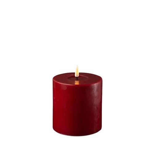 LED Blockljus 10x10 Bordeaux