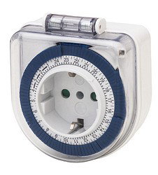 Timer 24h Lång Propp IP44