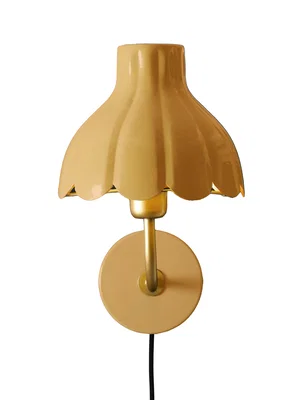 Wells Vägglampa Lejon/Guld