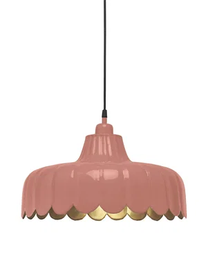 Wells Taklampa Rosa/Guld