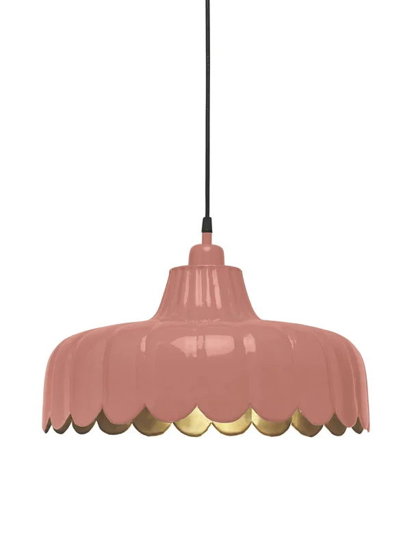 Wells Taklampa Rosa/Guld