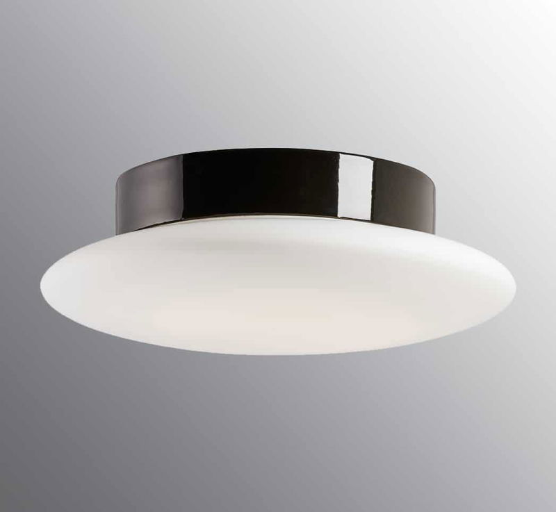Cairo Medium LED 3000K Plafond Svart/Opal IP44