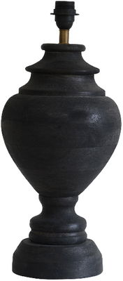 Braxton Lampfot H54 Antik Svart