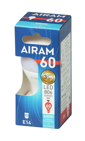 Klotlampa E14 840 7,2W opal