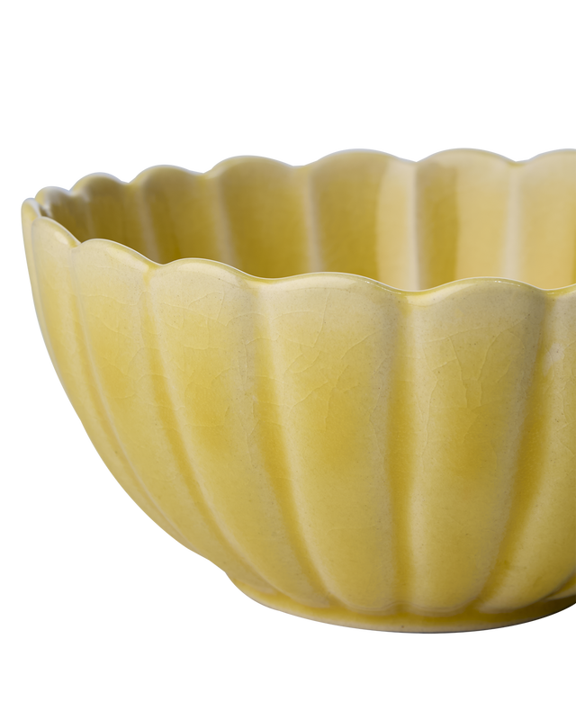 Hulda Skål D15 Gul 4-pack