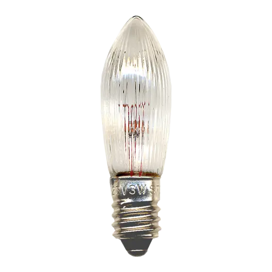 Reservlampa 7-pack 34V 3W E10