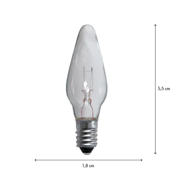 Reservlampa E10 3W 55V 4-5-armad 3-pack