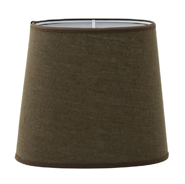Carolin Skärmar Oval Bark - Bruna lampskärmar