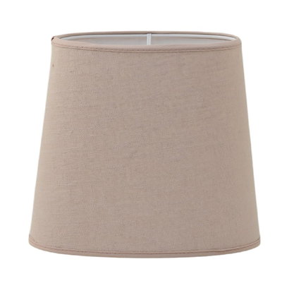 Carolin Skärmar Oval Dimrosa - Lampskärm i rosa linne