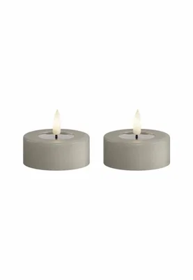 LED Värmeljus 6x4,5 Sand 2-p