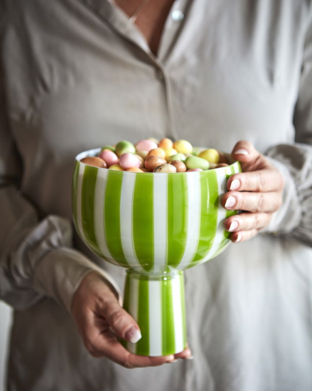 Circus Skål På Fot H19 Grön