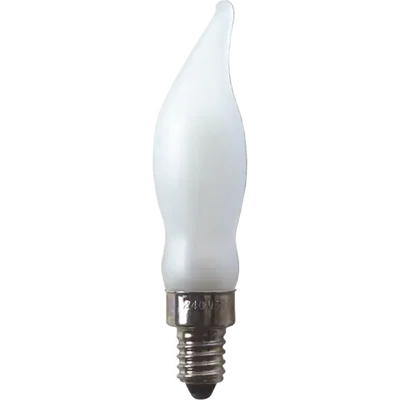 Reservlampa E10 230V 5W matt 2-pack
