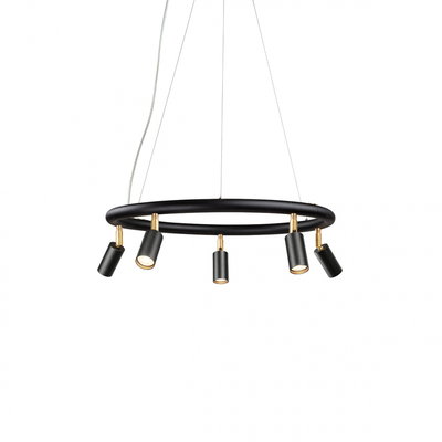Starlight 5 Rund Taklampa Svart