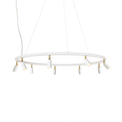 Starlight 9 Rund Taklampa Vit