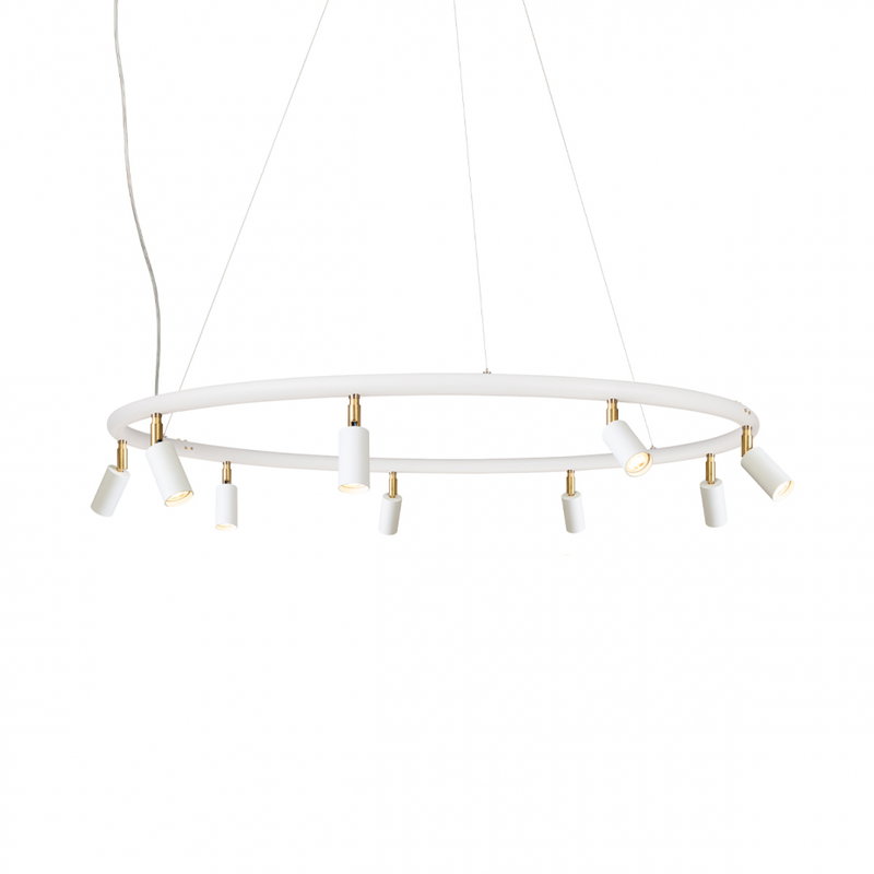 Starlight 9 Rund Taklampa Vit