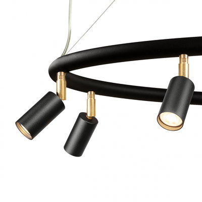 Starlight 9 Rund Taklampa Svart