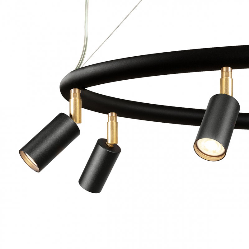 Starlight 9 Rund Taklampa Svart