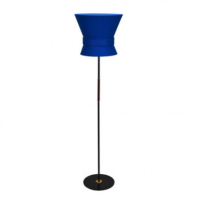 Bow Golvlampa Stor Svart/Midnattsblå