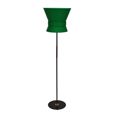 Bow Golvlampa Stor Svart/Smaragdgrön