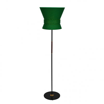 Bow Golvlampa Stor Svart/Smaragdgrön
