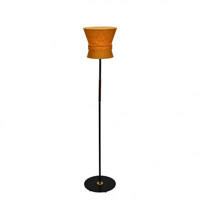 Bow Golvlampa Liten Svart/Gul Ockra