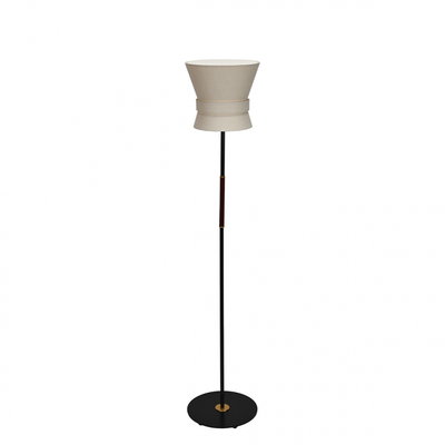 Bow Golvlampa Liten Svart/Krämvit