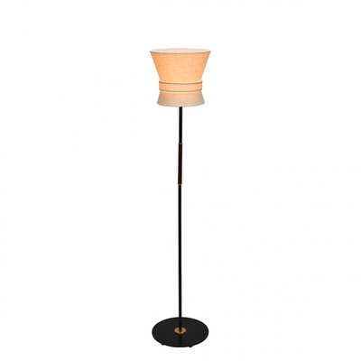 Bow Golvlampa Liten Svart/Krämvit