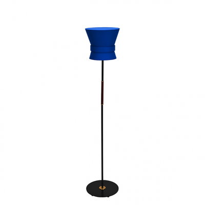 Bow Golvlampa Liten Svart/Midnattsblå
