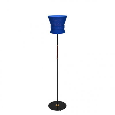 Bow Golvlampa Liten Svart/Midnattsblå